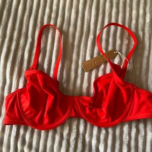 Skims red bikini top